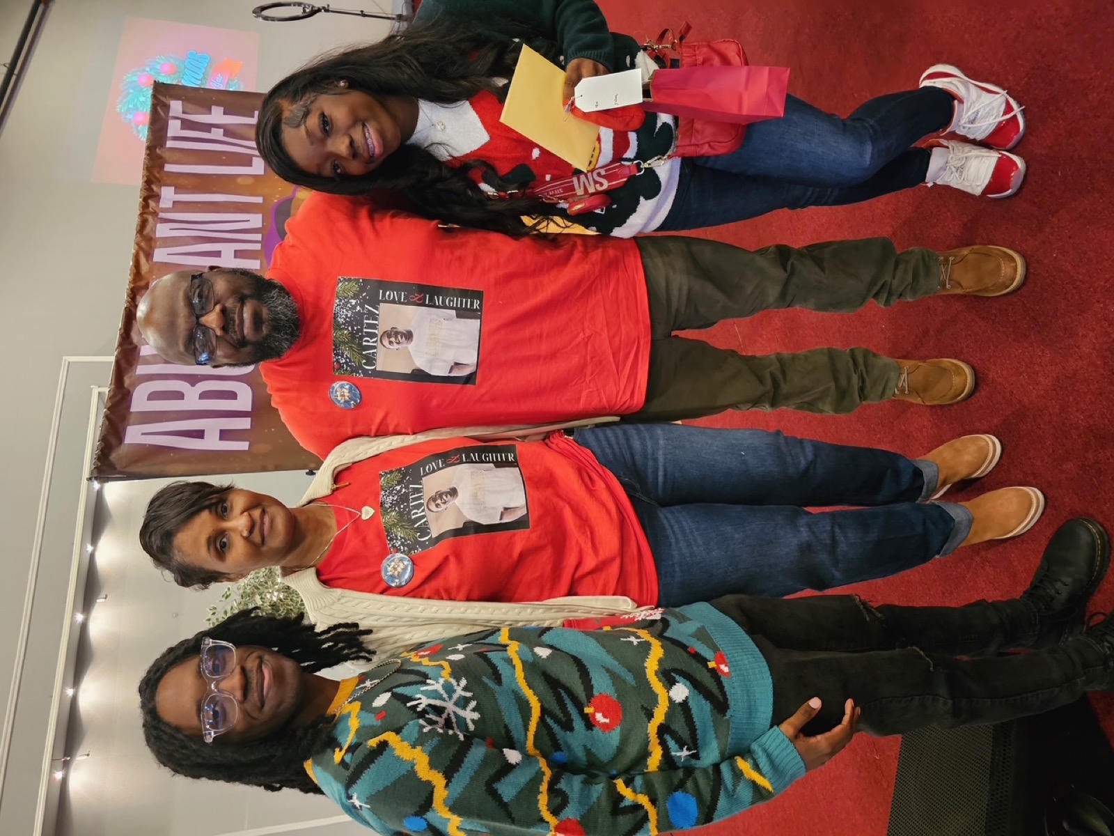A foundation Christmas giving event